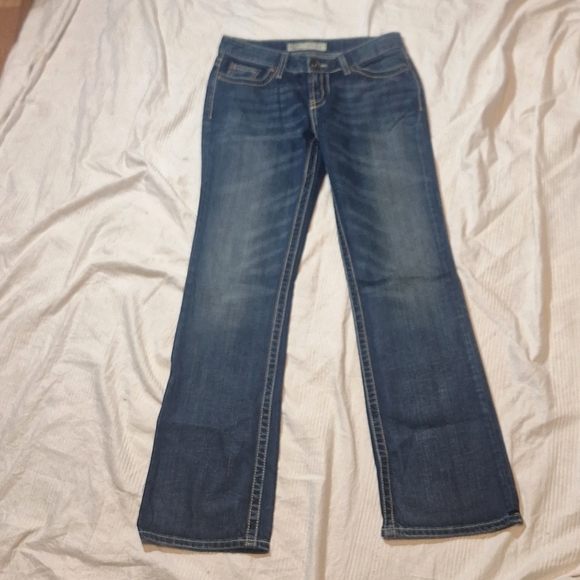 bke kate boot cut jeans 27 womens 4 r low rise pants the buckle - Picture 1 of 5